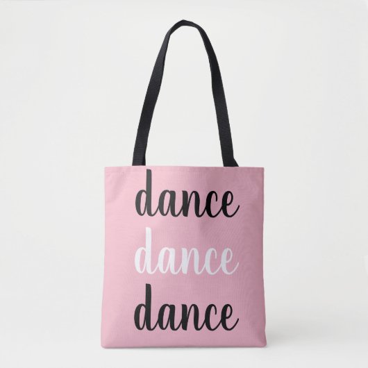 Tote Bag Danse rose chic (Devant)