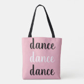Tote Bag Danse rose chic (Dos)