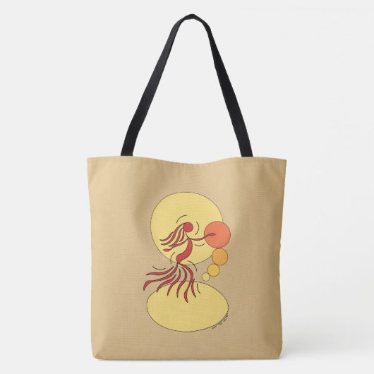 Tote Bag Danseur Abstrait (Dos)