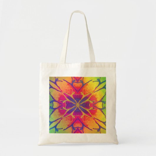 Tote Bag Danseur (arc-en-ciel - Psychedelic2) (Devant)