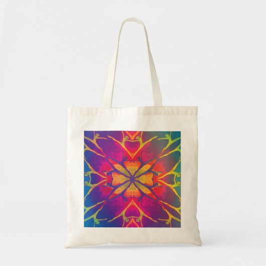 Tote Bag Danseur (arc-en-ciel - psychédélique) (Devant)