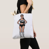 Tote Bag Danseur Argent Noir #2 (De près)