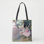Tote Bag Danseur avec un bouquet de fleurs d'Edgar Degas (Devant)