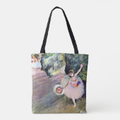 Tote Bag Danseur avec un bouquet de fleurs d'Edgar Degas (Dos)