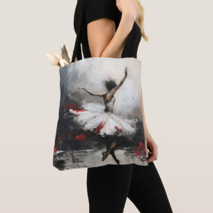 Tote Bag Danseur de ballet Symbolic Art Abstrait