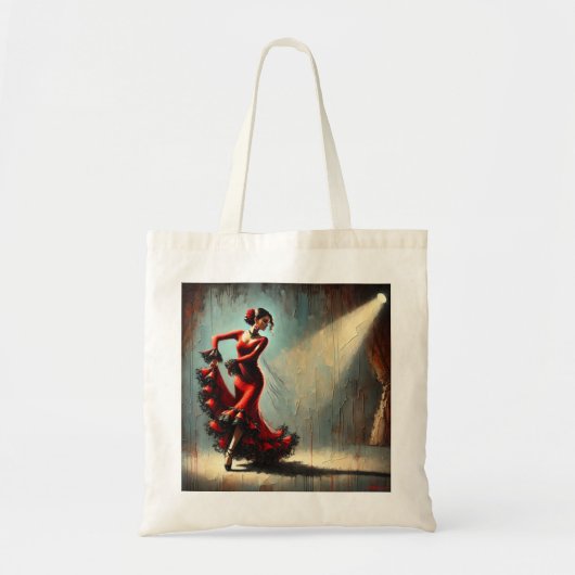Tote Bag Danseur de flamenco espagnol (Devant)