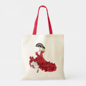 Tote Bag Danseur de flamenco Fourre-tout (Dos)