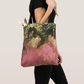 Tote Bag Danseur en rose par Edgar Degas (De près)