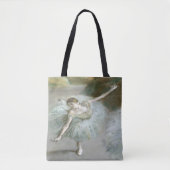 Tote Bag Danseur en vert par Edgar Degas (Devant)
