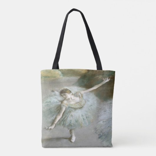 Tote Bag Danseur en vert par Edgar Degas (Dos)