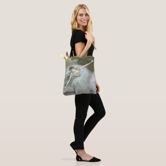 Tote Bag Danseur en vert par Edgar Degas (Sur le modèle)