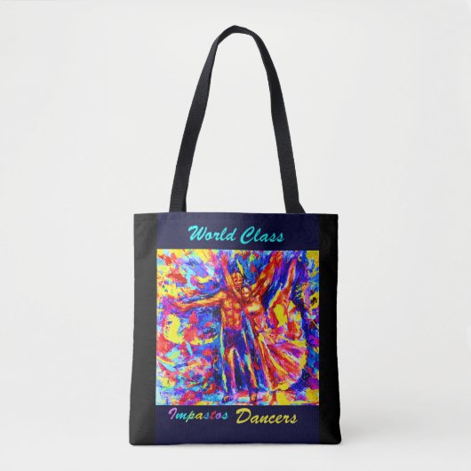 TOTE BAG "DANSEURS DE LA CLASSE IMPASTOS DU MONDE " (Devant)