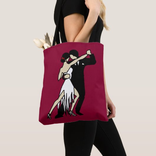 Tote Bag Danseurs de Tango romantiques (De près)