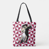 Tote Bag Danseurs de Tango romantiques (Dos)