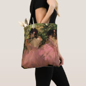Tote Bag Danseurs en degrés roses (De près)