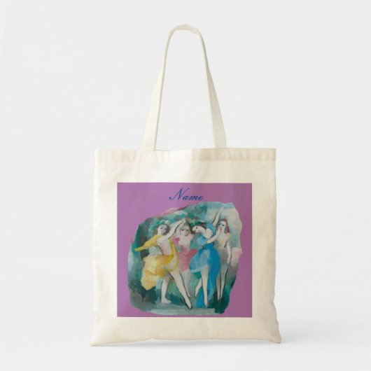 Tote Bag Danseurs Girl Ballerina Thunder_Cove (Devant)