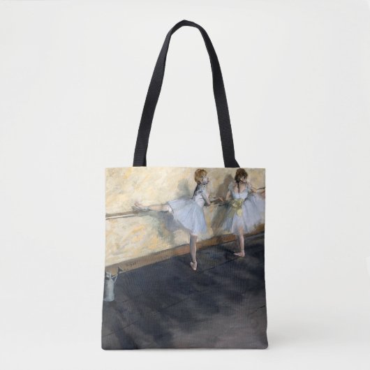 Tote Bag Danseurs Pratiquant au Barre, Edgar Degas (Devant)