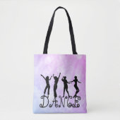 Tote Bag Danseurs Silhouette Bokeh Dance (Devant)