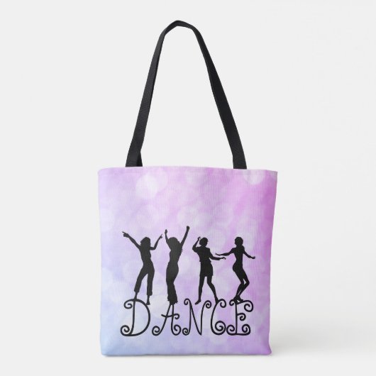 Tote Bag Danseurs Silhouette Bokeh Dance (Dos)