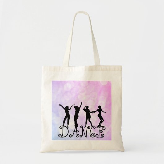 Tote Bag Danseurs Silhouette Bokeh Dance (Devant)