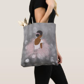 Tote Bag Danseuse de ballerine d'Afro-américain (De près)