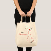 Tote Bag Danseuse de flamenco avec Slogan personnalisable (Devant (produit))