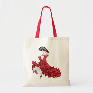 Tote Bag Danseuse de flamenco Fourre-tout