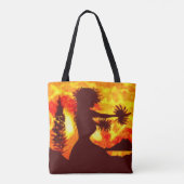 Tote Bag Danseuse de hula (Dos)
