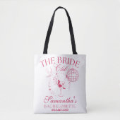 Tote Bag Danseuse de martini, la mariée disco  (Devant)