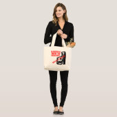 Tote Bag Danseuse du ventre - risque de shimmy - grand (Devant (modèle))