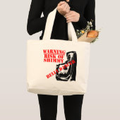 Tote Bag Danseuse du ventre - risque de shimmy - grand (Devant (produit))