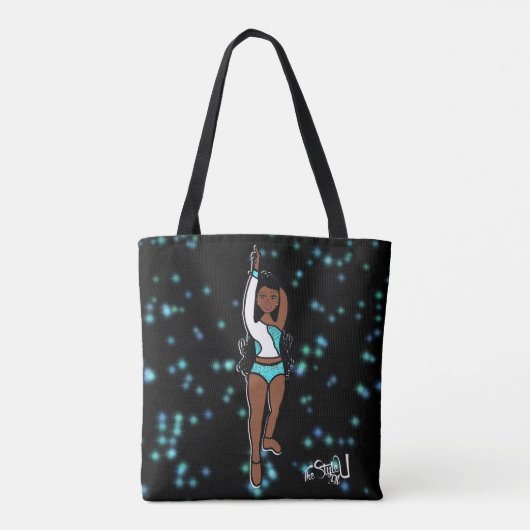 Tote Bag Danseuse Fourre-tout Aqua Spark (Dos)
