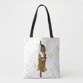 Tote Bag Danseuse Fourre-tout Gold Spark 2 (Devant)
