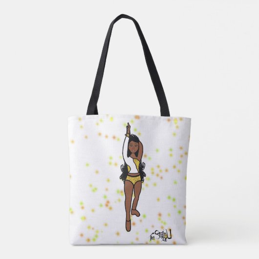 Tote Bag Danseuse Fourre-tout Gold Spark 2 (Dos)