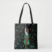 Tote Bag Danseuse Fourre-tout Green Spark (Devant)