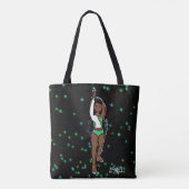 Tote Bag Danseuse Fourre-tout Green Spark (Dos)