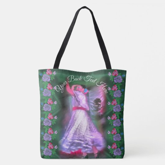 Tote Bag Danseuse mexicaine 0175 (Dos)