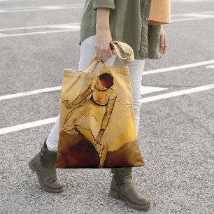 Tote Bag Danseuse Réglage De Sa Chaussure, Degas Art