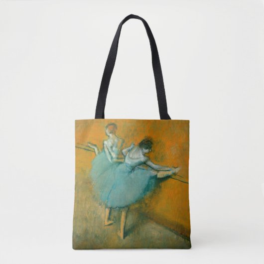 Tote Bag Danseuses au Bar Ballet (Devant)