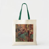 Tote Bag Danseuses, Rose et Vert par Edgar Degas (Devant)