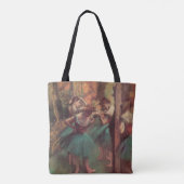 Tote Bag Danseuses, rose et vert par Edgar Degas (Dos)