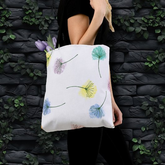 Tote Bag Dansons | Motif floral aquarelle