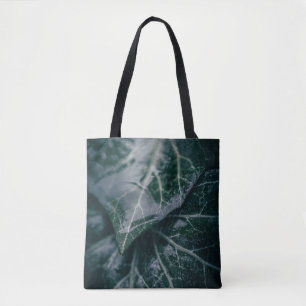 Tote Bag Dark Moody Ivy Floral Nature Photo
