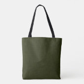 Tote Bag Dark olive textured (Dos)
