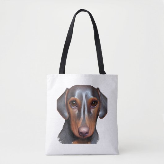 Tote Bag Darling Dachshund (Devant)