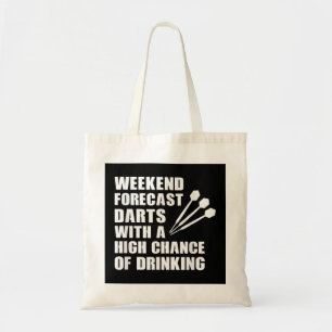 Tote Bag Dart Funny Darts Player Boire Weekend Cadeau