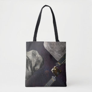 Tote Bag Dart Spacecraft Et Le Liciacube Avant Impact