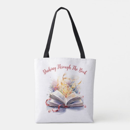 Tote Bag Dashing Through the Book (Dos)