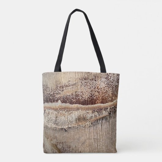 Tote Bag Date Palm Tree Trunk Texture Fermer Photo Image (Dos)