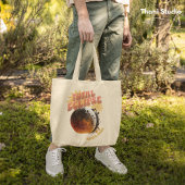 Tote Bag Date personnalisable Total Eclipse Moderne Vintage